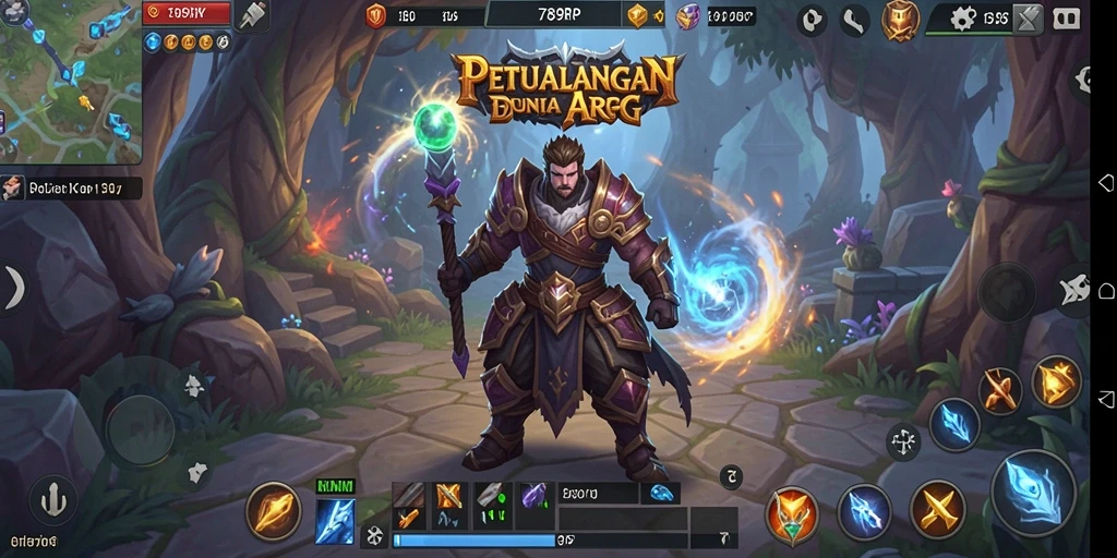 Screenshot gameplay 789RP menampilkan aksi seru dalam dunia ARPG.