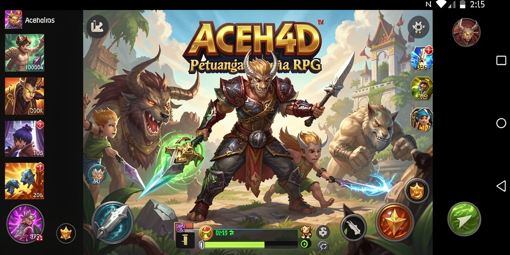 Tampilan gameplay ACEH4D yang memukau dan seru.