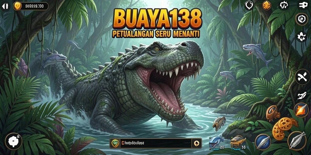 Tampilan seru dari gameplay BUAYA138 dengan banyak aksi petualangan.
