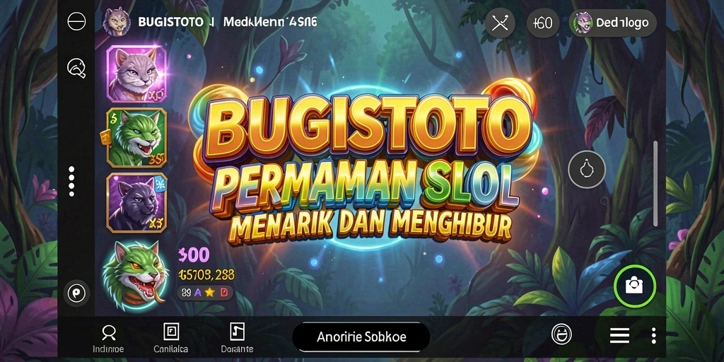 Tampilan gameplay Slot yang menakjubkan dari BUGISTOTO.