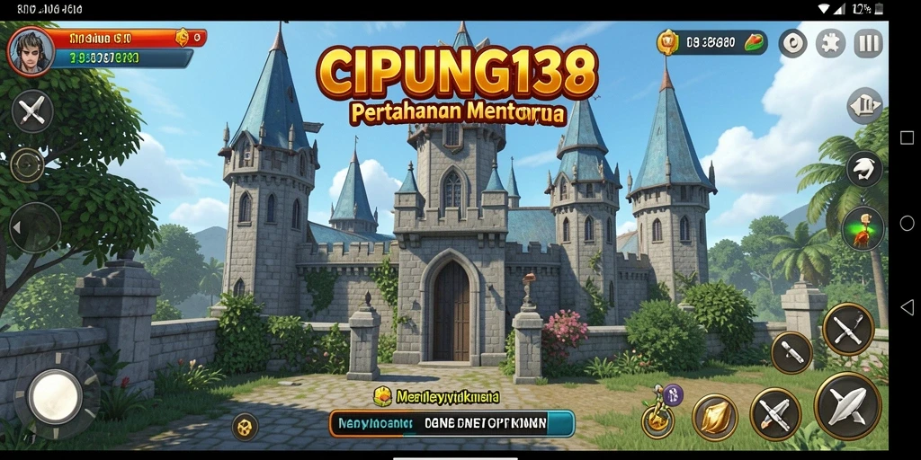 Tampilan gameplay menara yang seru dan strategis di CIPUNG138.
