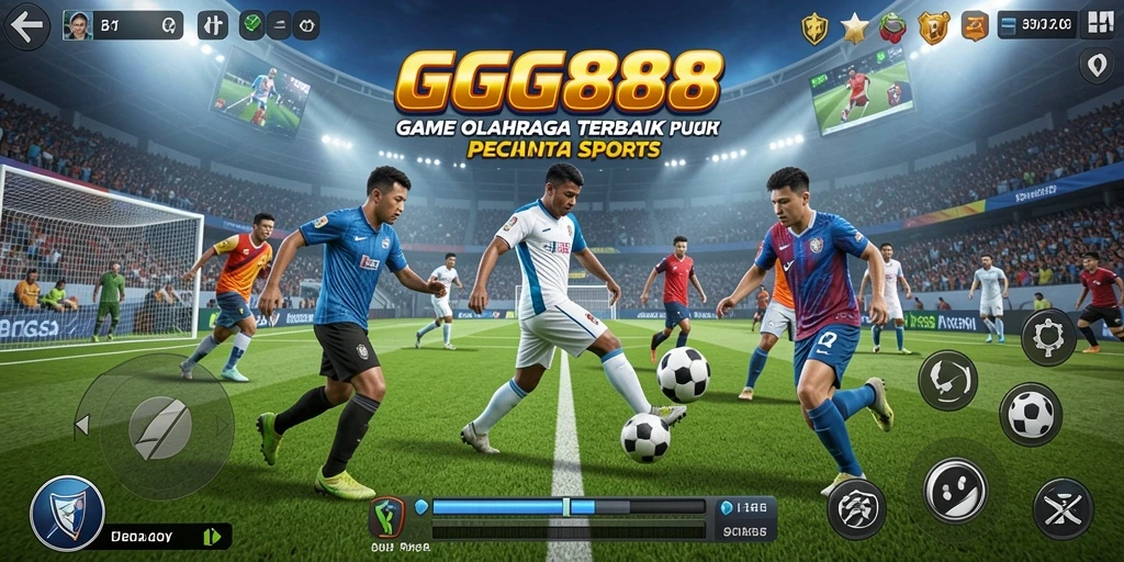 Tampilan menarik dari gameplay GGG888 dengan aksi olahraga yang intens.