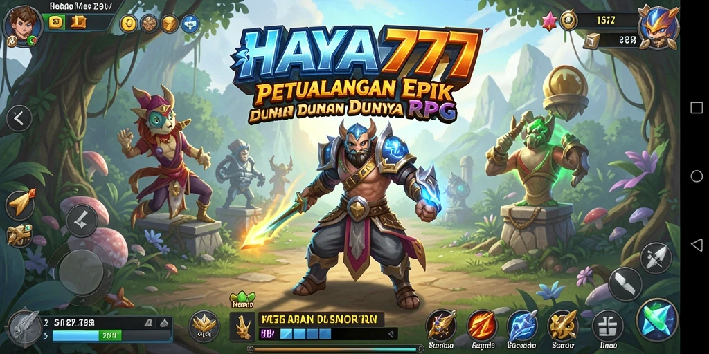 Screenshot HAYA777 menampilkan aksi pertempuran yang mendebarkan dalam setting RPG.