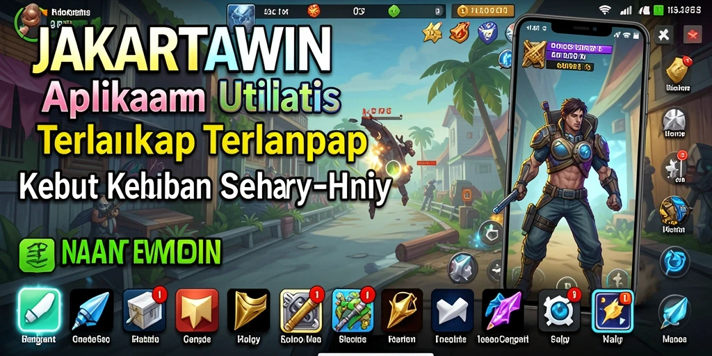 Antarmuka JAKARTAWIN yang intuitif dan mudah digunakan.