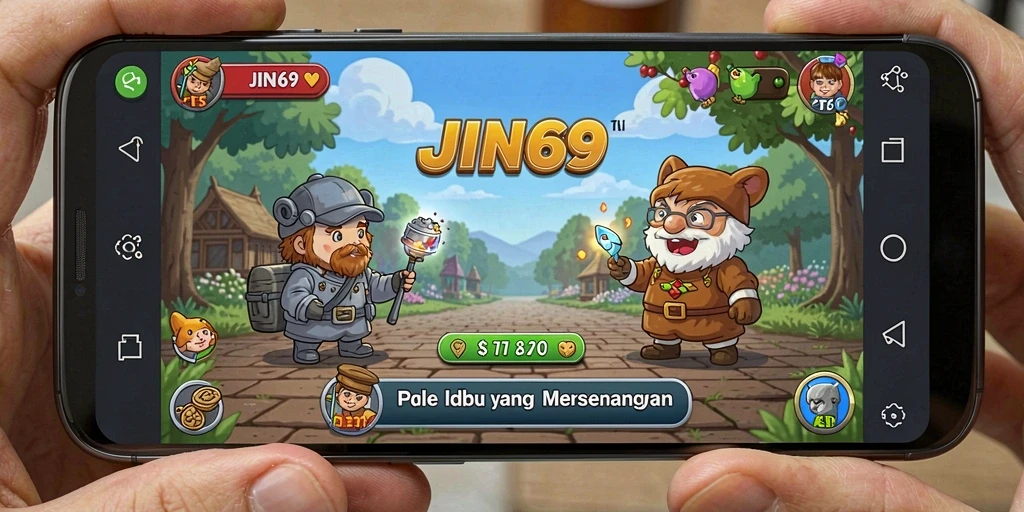 Tampilan gameplay JIN69 yang menarik dan sederhana.