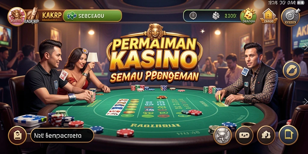 Tampilan permainan slot yang menegangkan di KAKRP.