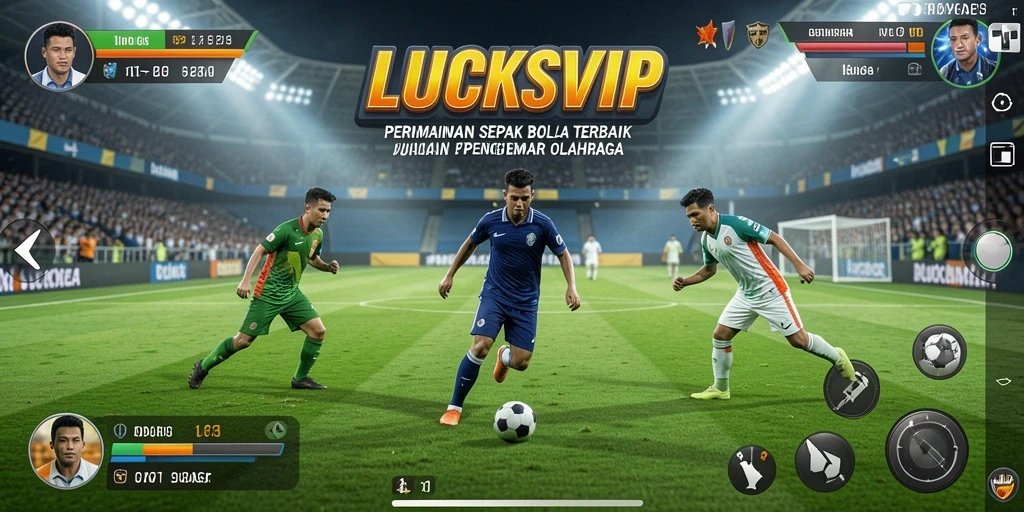 Gameplay <strong>LUCKSVIP</strong> yang mendebarkan dengan aksi sepak bola yang menakjubkan.