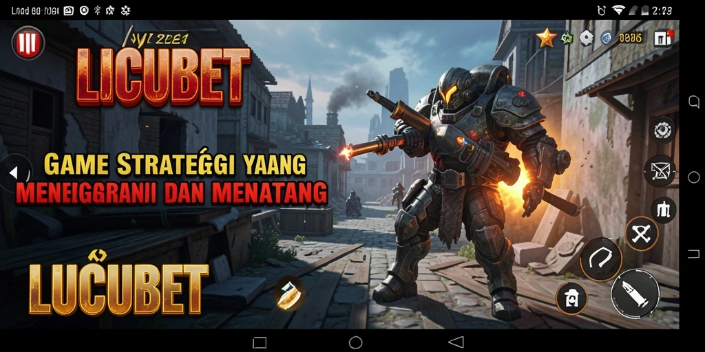 Tampilan gameplay LUCUBET yang menarik dan dinamis.
