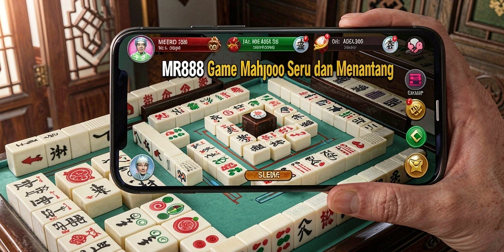 Tampilan gameplay Mahjong yang seru dalam MR888.