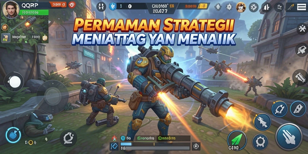 Tampak seru saat bertempur dalam game strategi QQRP.