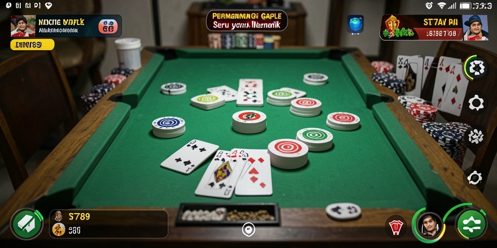Tampilan gameplay yang menarik dalam ST789 menghadirkan keseruan bermain Gaple.