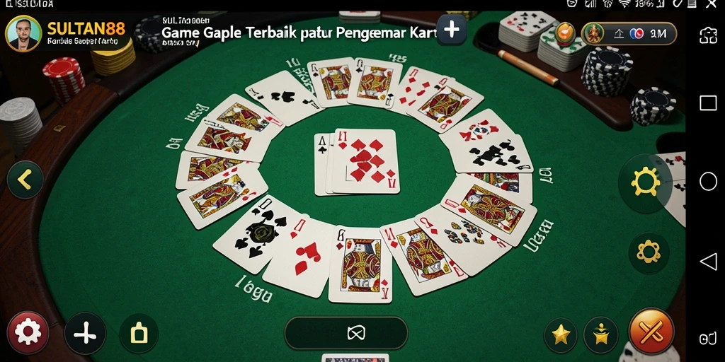 Tampilan menarik saat bermain Gaple di SULTAN88.