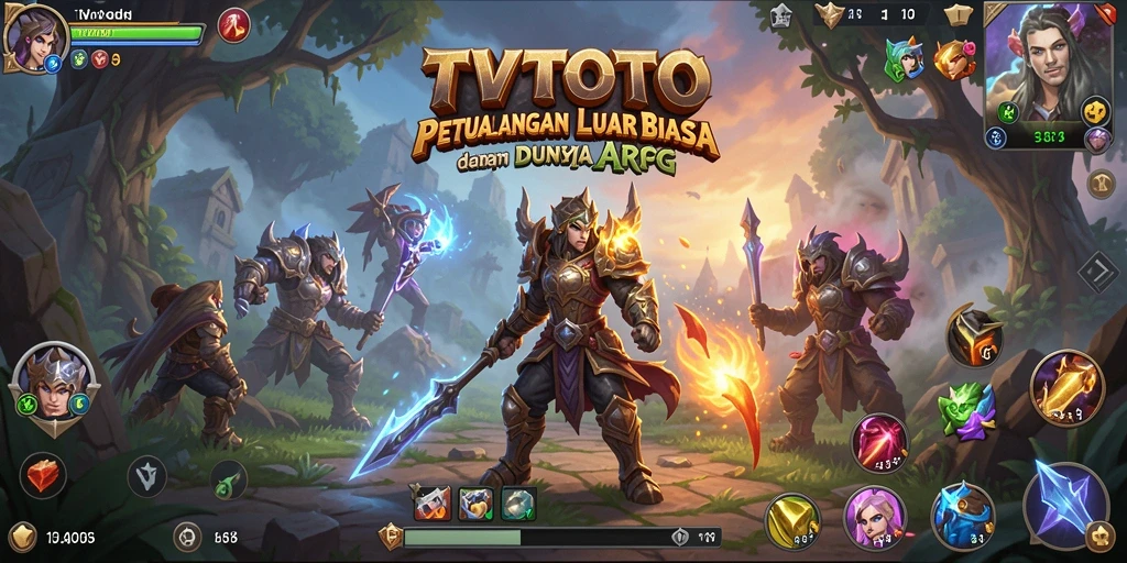 Gameplay seru dan menantang di dunia ARPG TVTOTO.