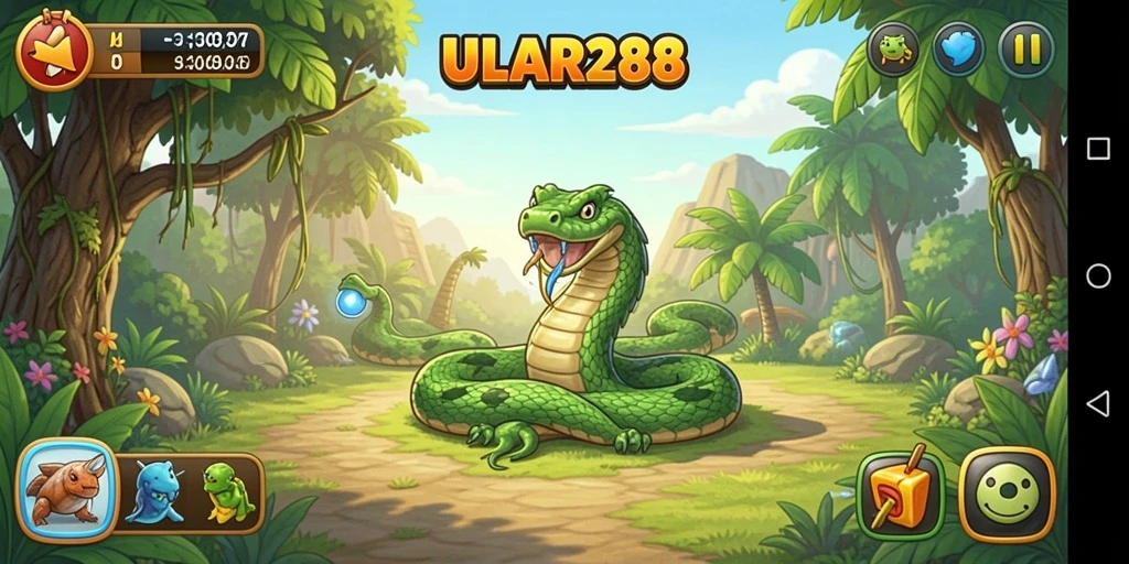 Screenshot game ULAR288 menampilkan tindakan seru dari gameplay Casual.