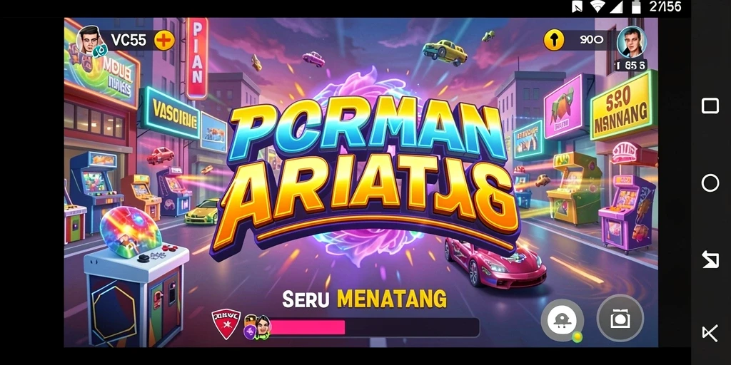 Tampilan gameplay seru dari VC55 dengan aksi Arcade yang mendebarkan.